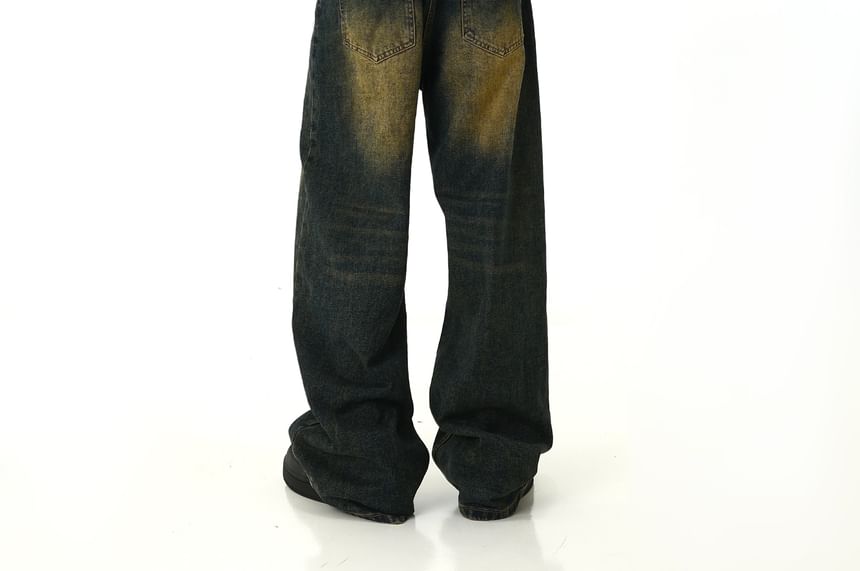 Meiksip - Hoge taille losse rechte jeans