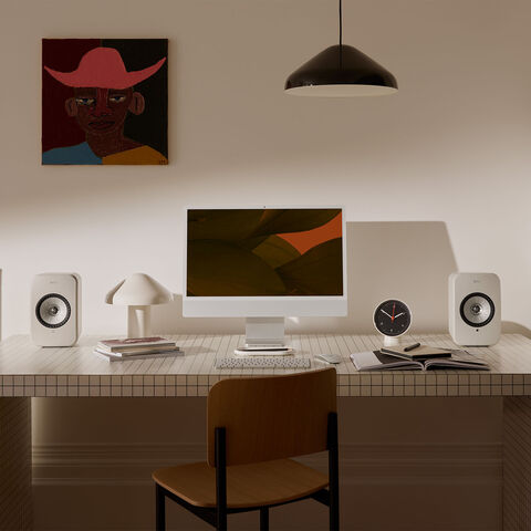 KEF LSX II LT – supercompacte draadloze hifi-luidspreker Wit
