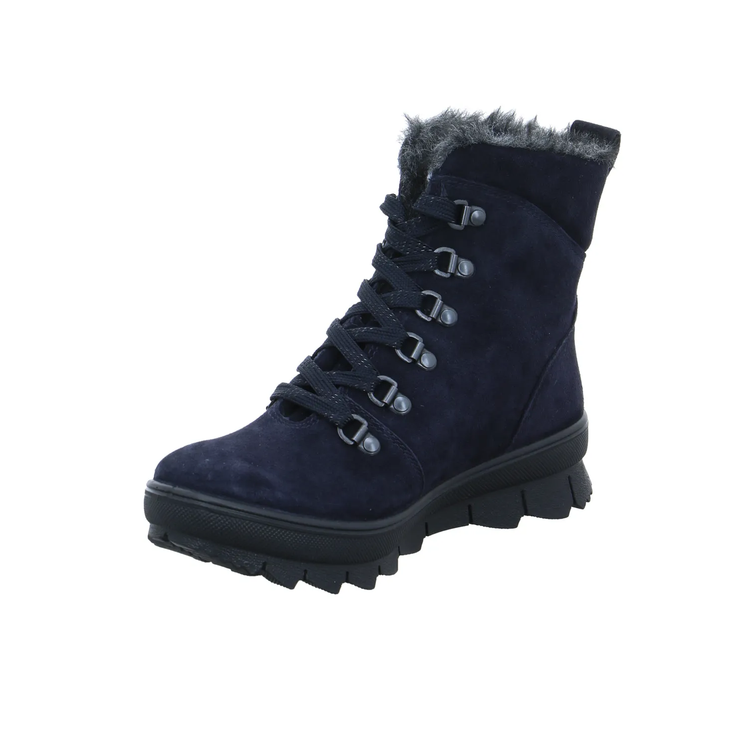 LEGERO Snowboot Blau Leder  mit Gore-Tex-Membrane