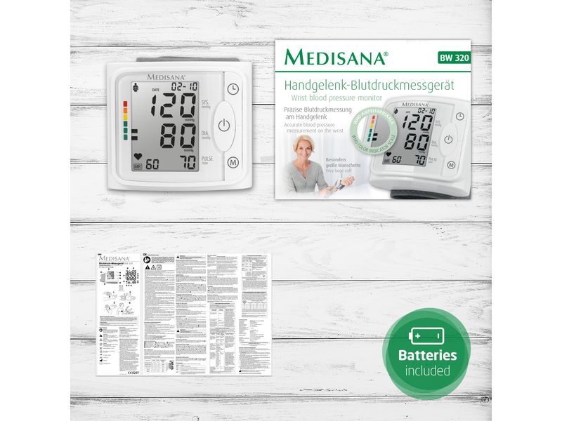 Medisana Blutdruckmessgerät BW320 Blutdruckmesser