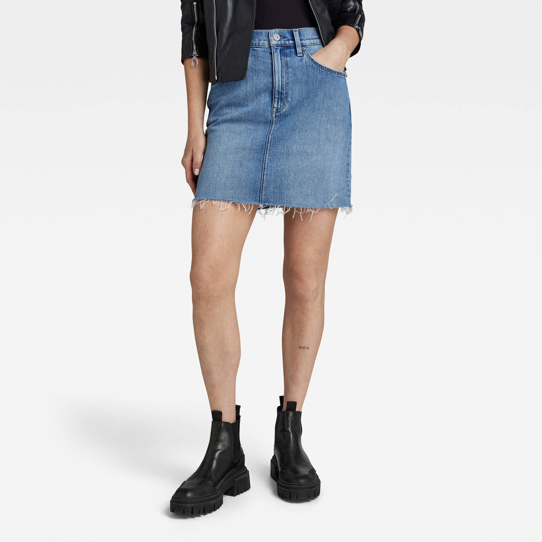 G-Star RAW| Damen Jeansrock VIKTORIA SHORT SKIRT RAW EDGE