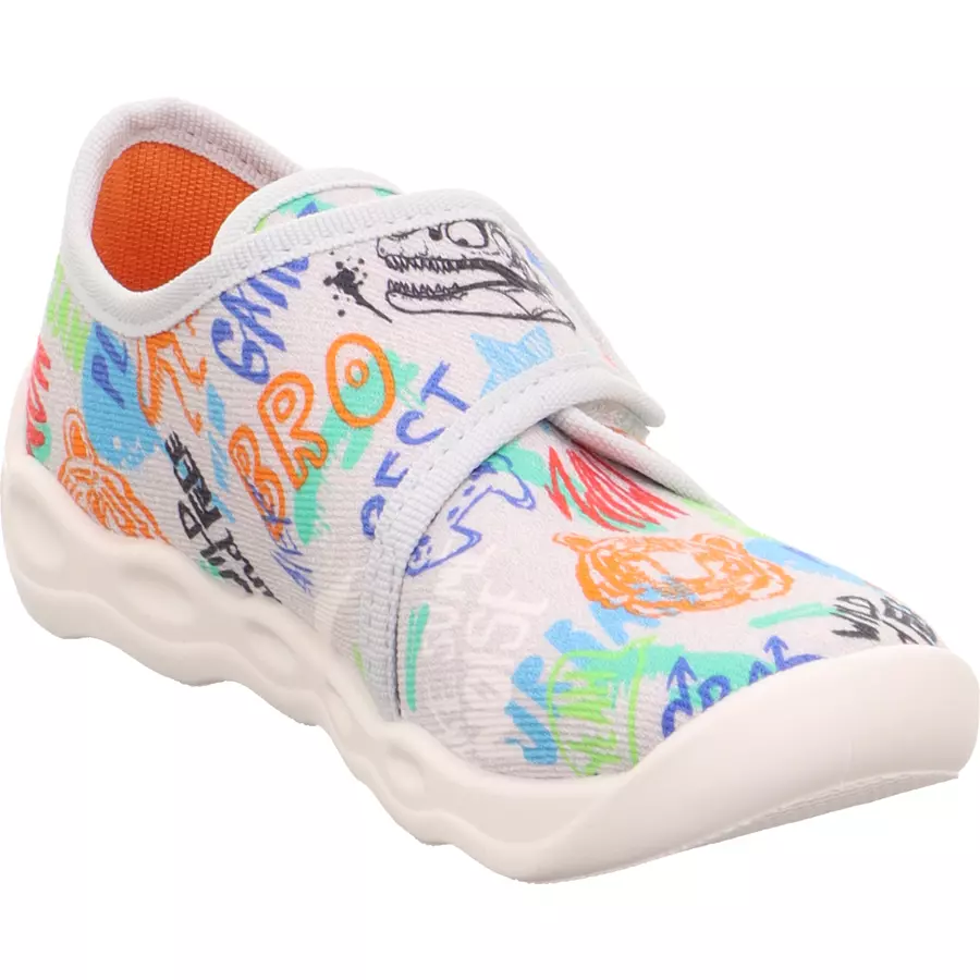 superfit Hausschuh Bubble hellgrau