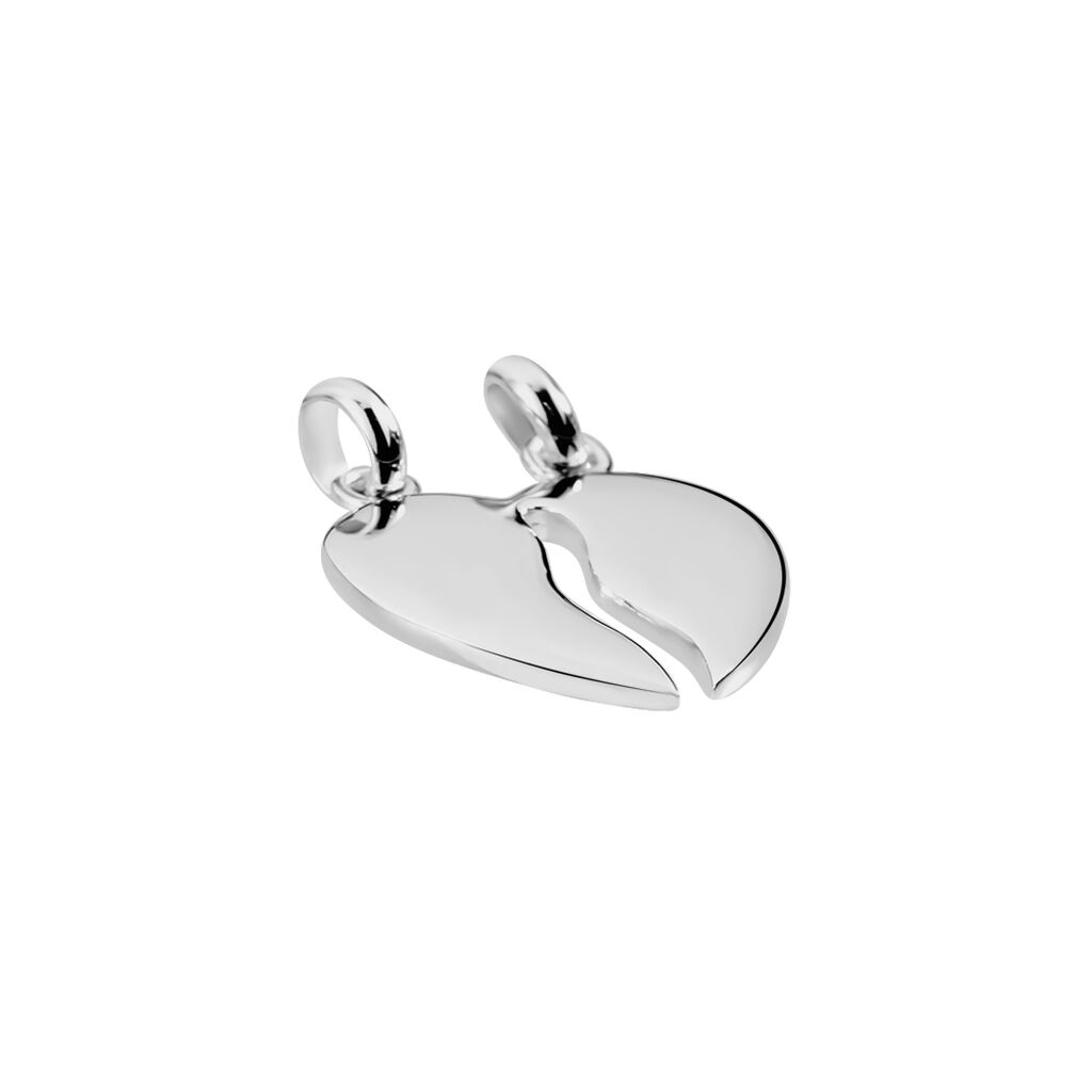 Pendentif Axelia Argent Blanc