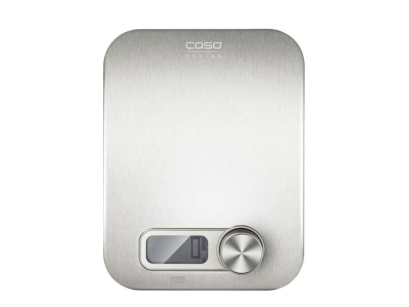 Caso Küchenwaage Kitchen Energy Silber Digitale Waage mit Tara Funktion