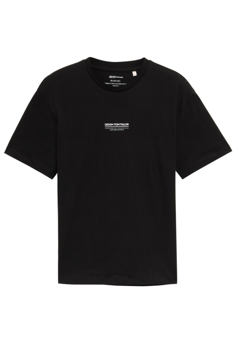 Tom Tailor zwarte heren t-shirt