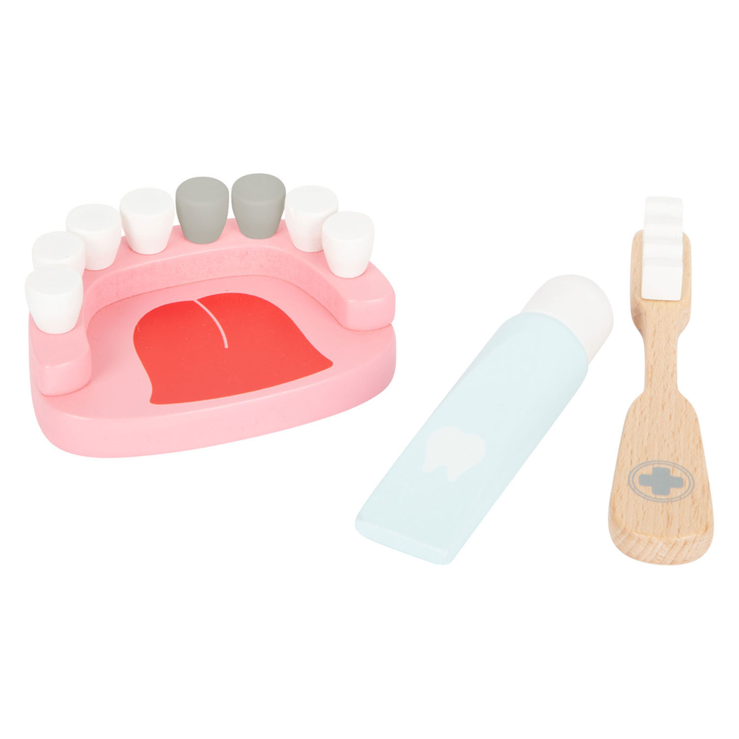 Small Foot-Houten Dokter en Tandarts 2in1 Set in Koffer