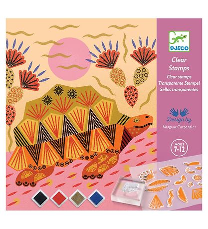 Djeco Stempels?t - Clear Stamps - Patterns and Animals