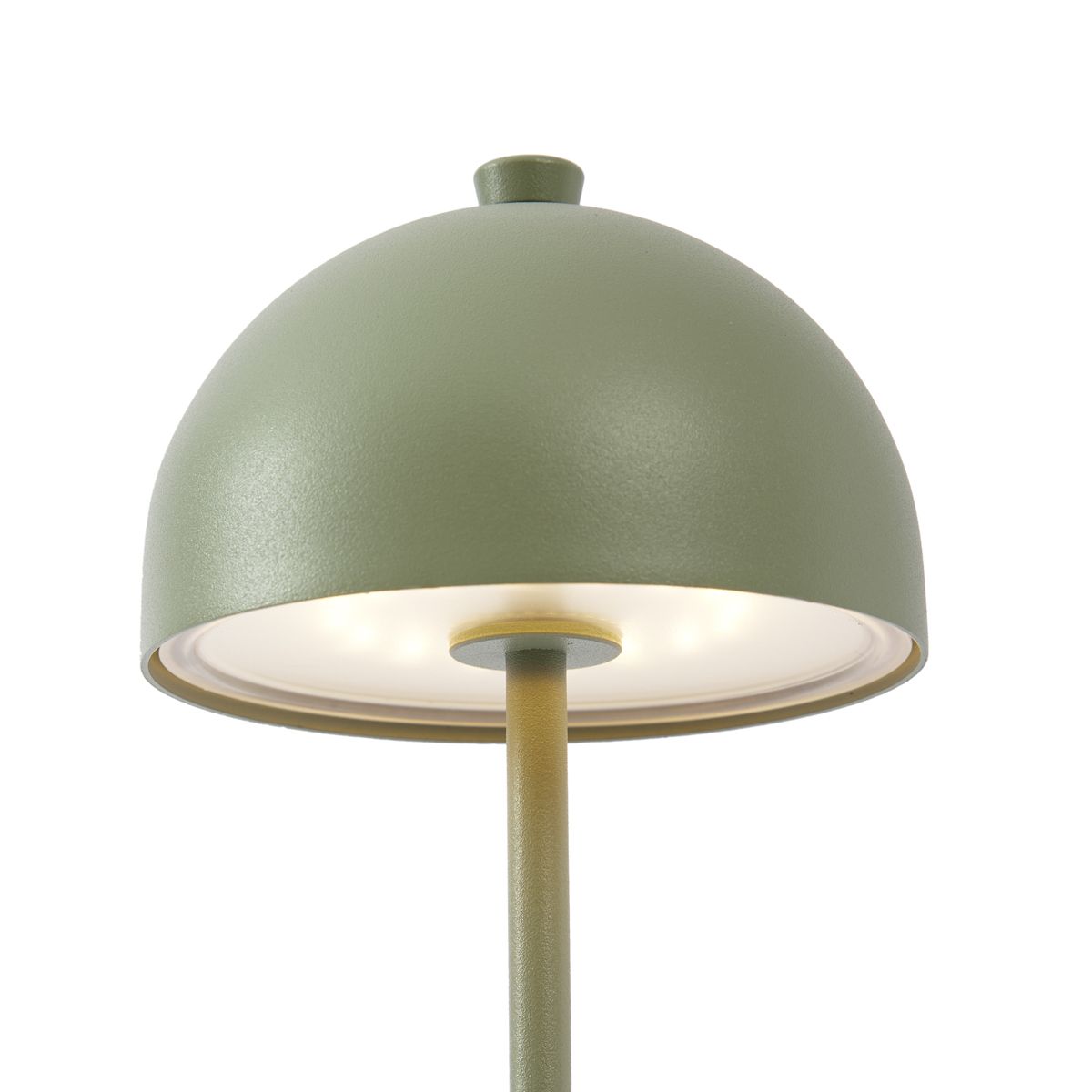 Tafellamp groen incl. LED IP54 oplaadbaar met laadstation - Squirrel