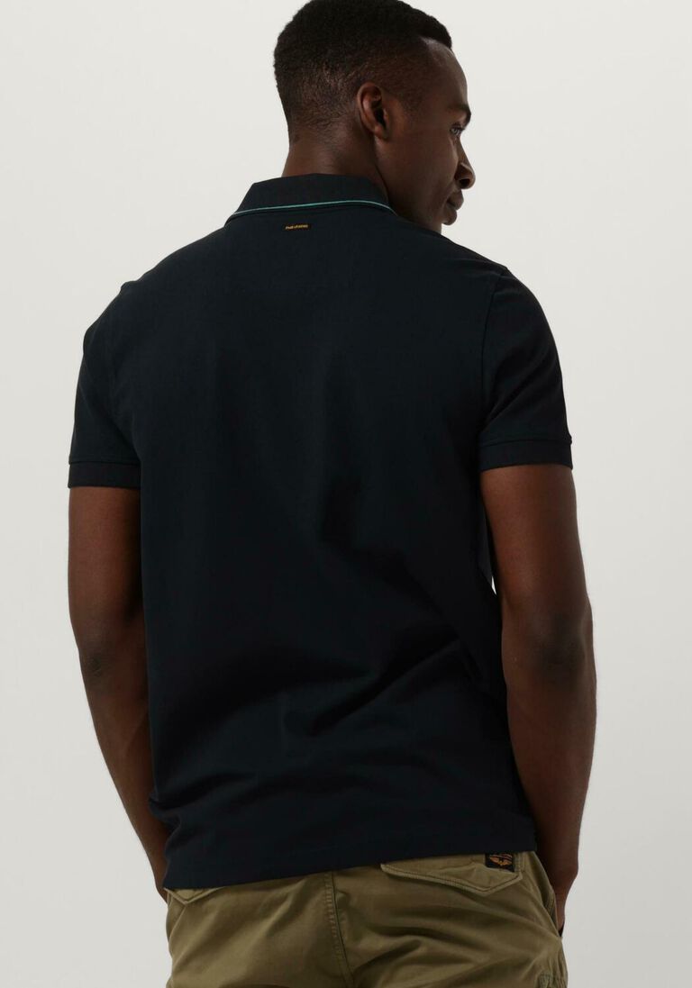 PME LEGEND blauwe pme legend polo short sleeve polo stretch pique package