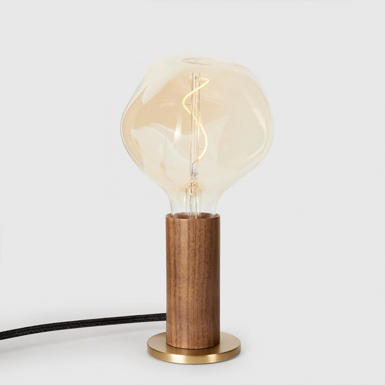 Tala LED Knuckle tafellamp met Voronoi lichtbron zwart eiken