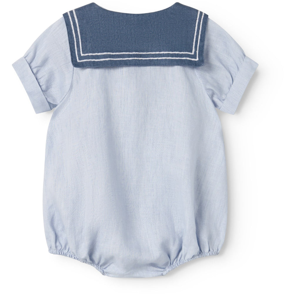 Køb MarMar Linen Blue Mist Raki Romper