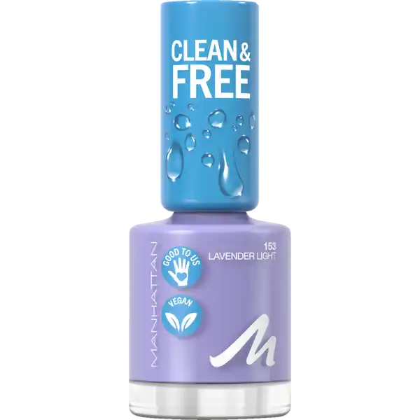 Clean & Free Nail Polish 153 Lavender Light