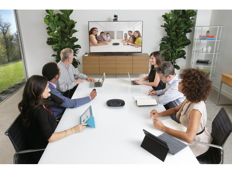 Logitech ConferenceCam Group USB Full HD 1080P 30 fps Videokonferenzsystem für mittlere bis grosse Meetingräume