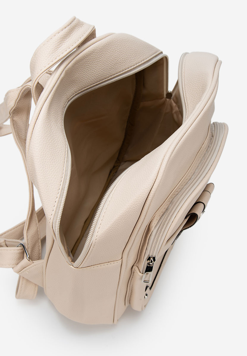 Sac à dos pour femme beige Nelyana