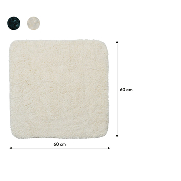 Sealskin badmat angora 60x60cm off-white
