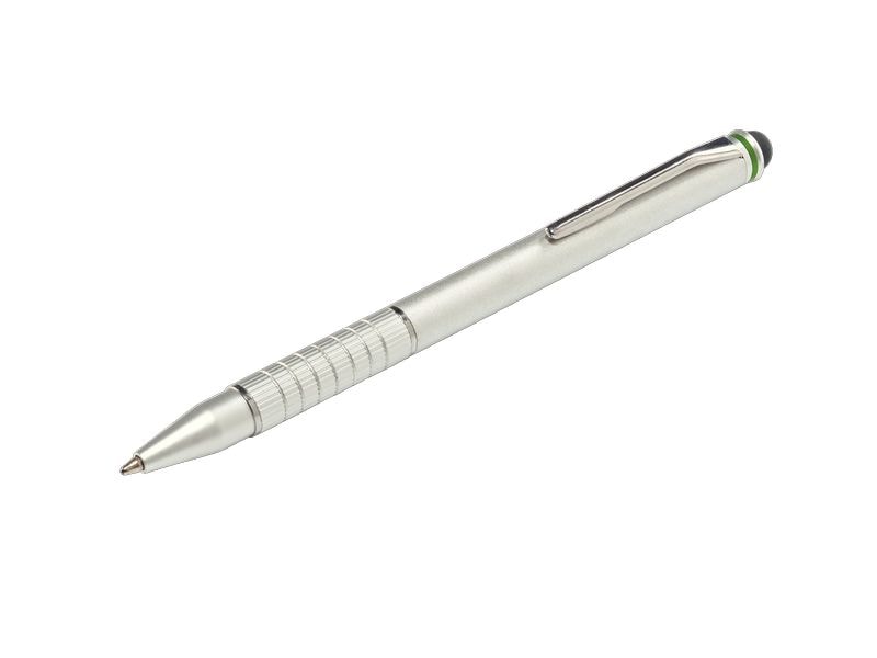 Leitz Eingabestift Stylus 2 in 1 Silber Touchpen mit 2 Funktionen