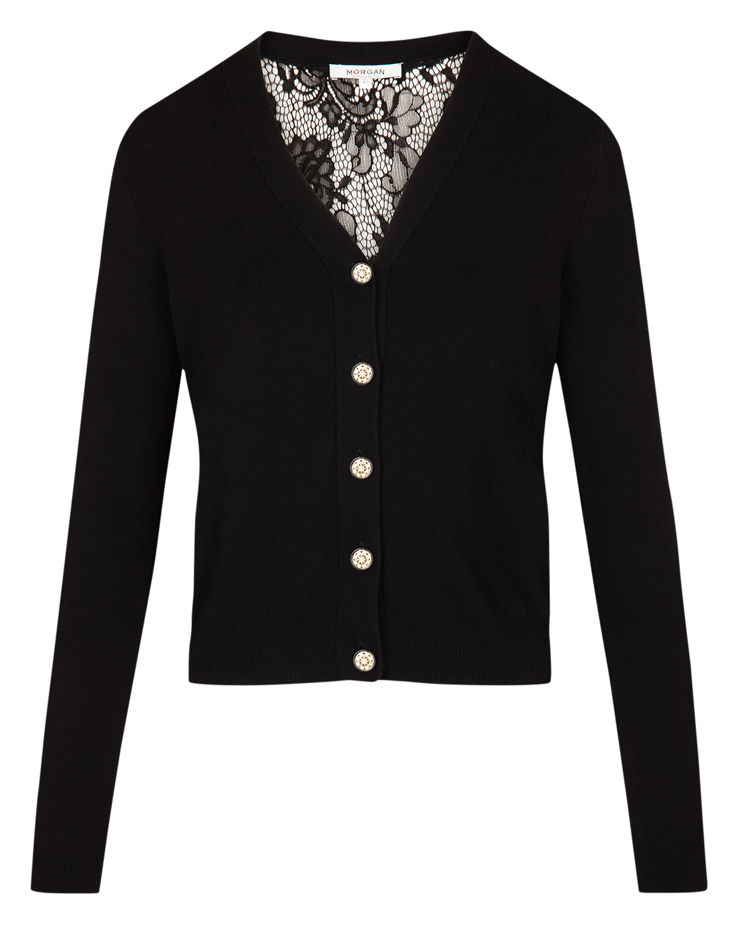 MIDOU - Gilet col V | Noir