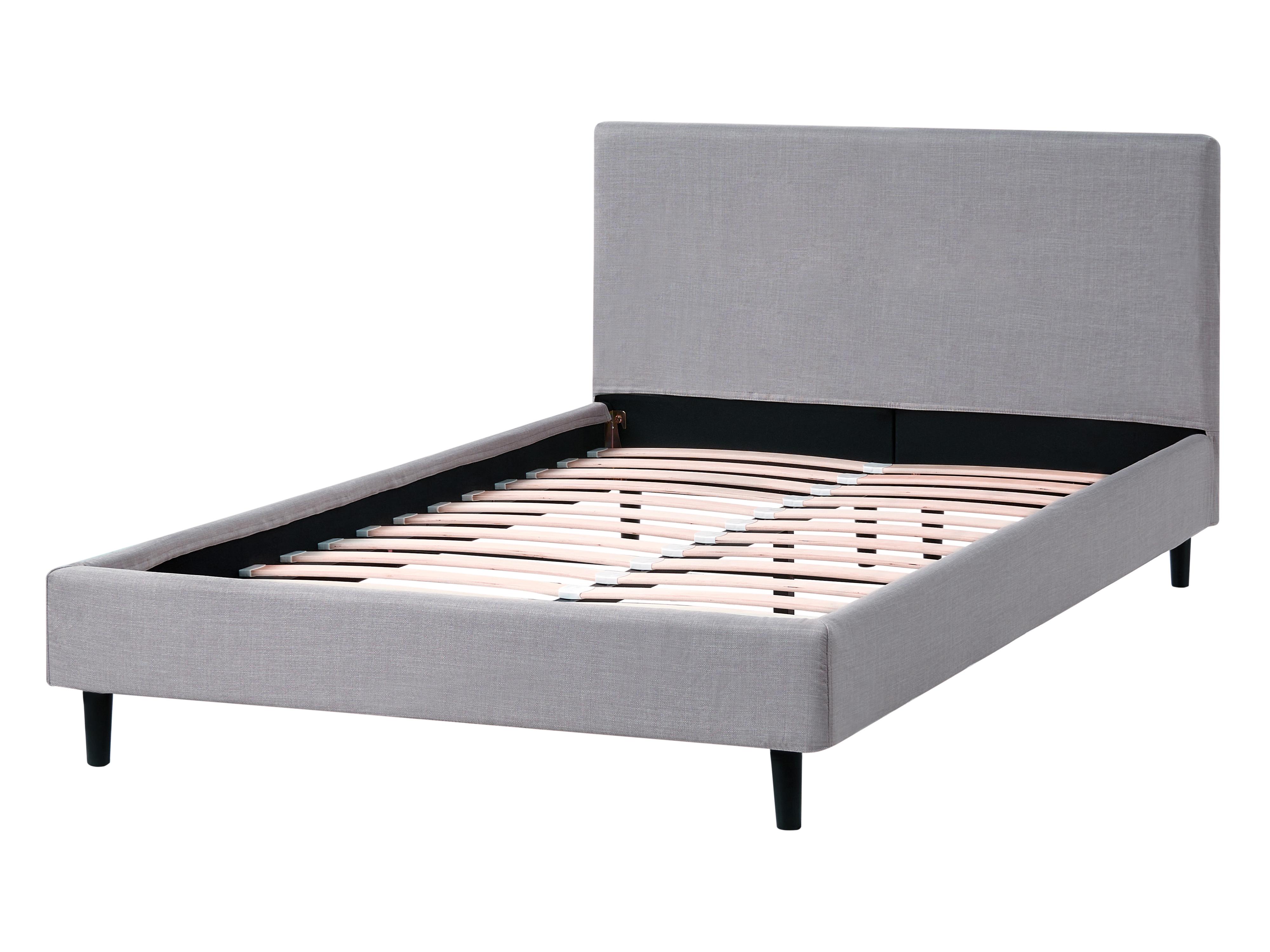 Bed Stof FITOU 120 x 200 cm Lichtgrijs