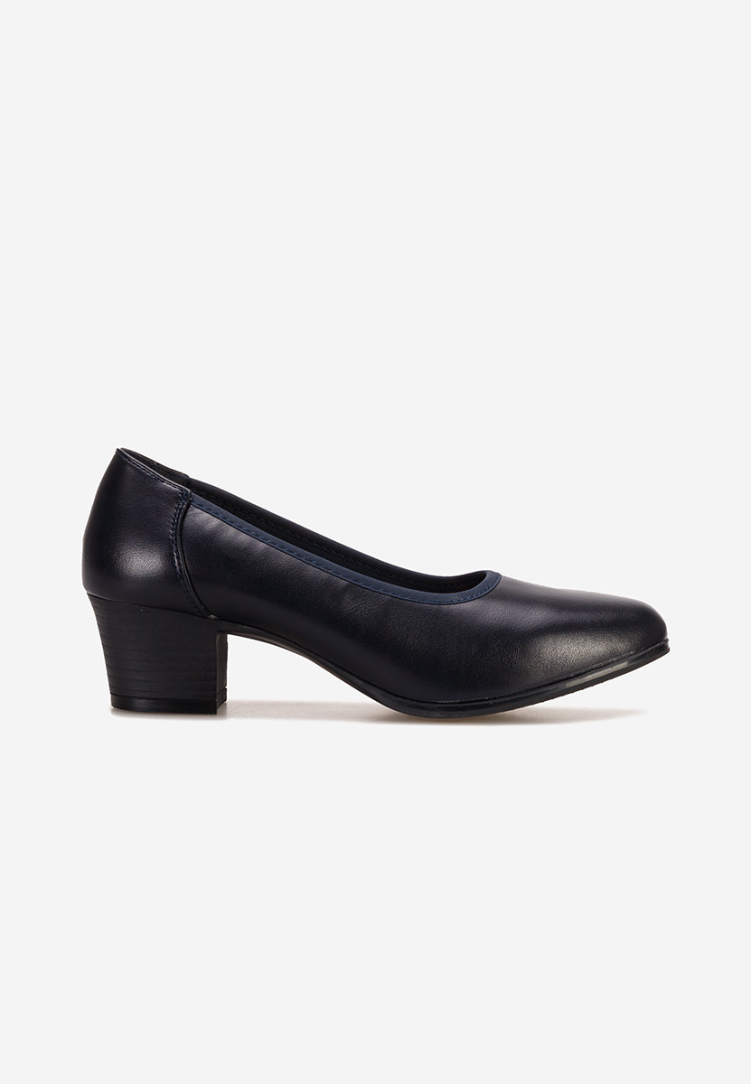 Chaussures à petit talon marine Nerita