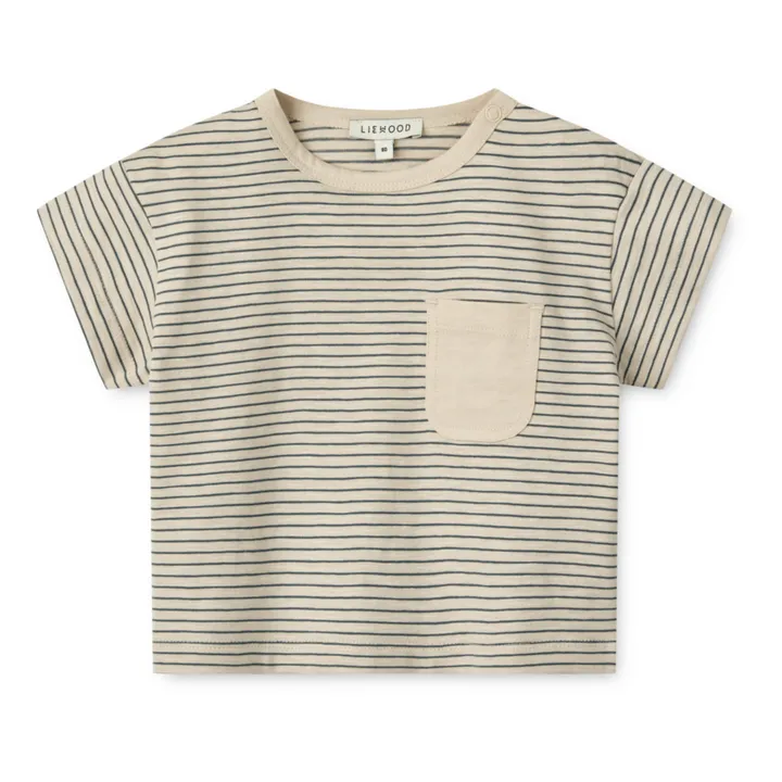 Liewood T-shirt Dodoma Rayé Bébé | Ecru