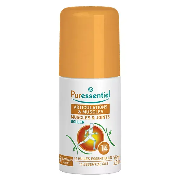 Puressentiel Roll-on para Articulações e Músculos com 14 Óleos Essenciais 75ml