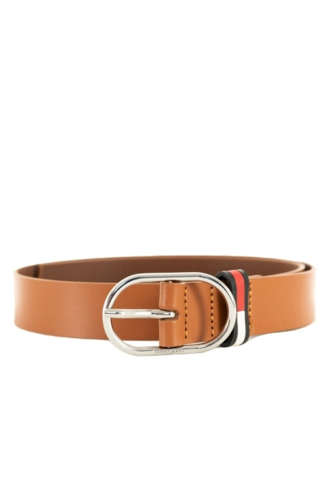 ceinture tommy jeans oval gb8 cognac