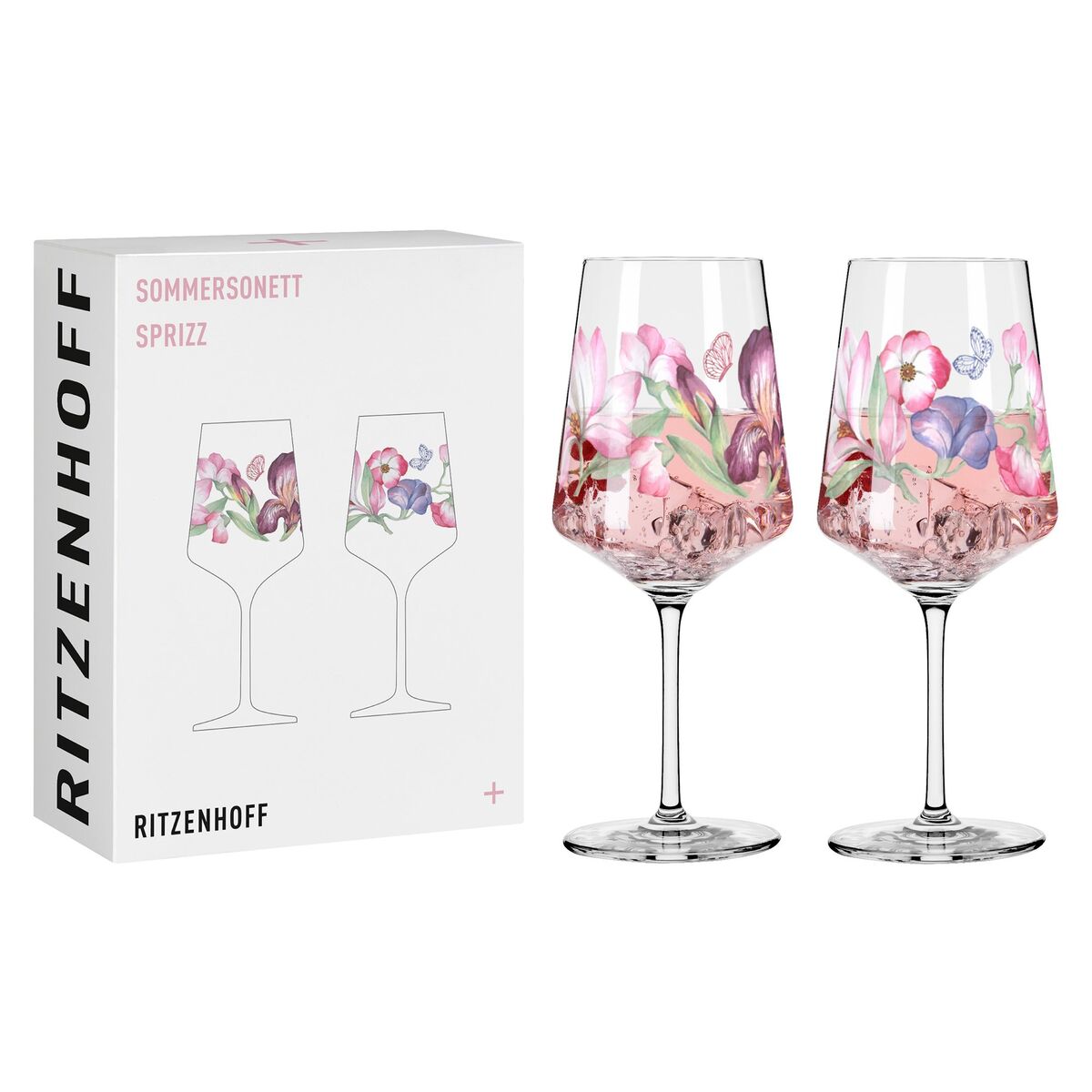 Sommersonett No. 15&16 vinglass, 2 stk