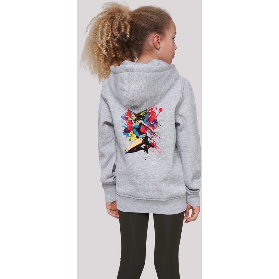 F4NT4STIC Hoodie Tänzerin bunt heather grey