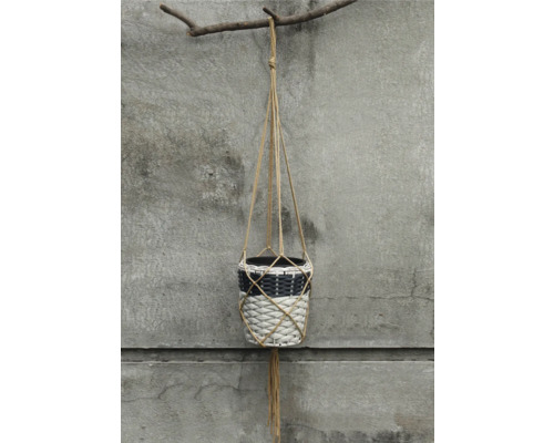 Macramé net Lafiora 100 cm natuurlijke vezel crème