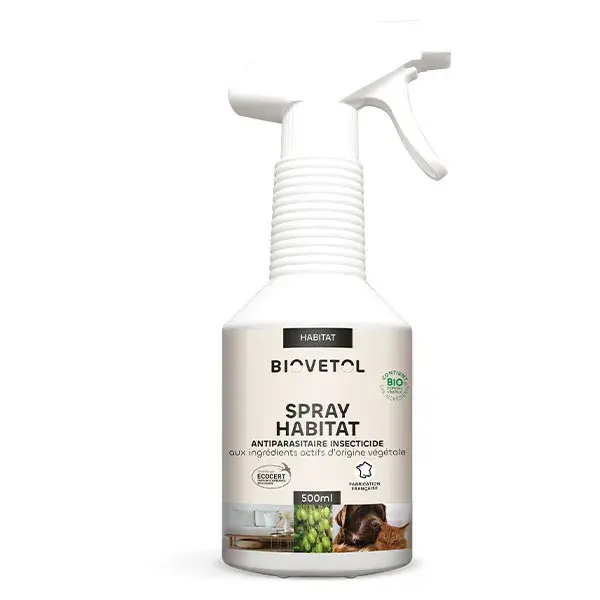 Biovetol - Antiparasitário - Spray Orgânico para Habitat - 500 ml