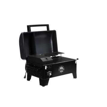 Pit Boss 150 Pellet Grill Navigator Series pellet BBQ metaal zwart 37,8 x 48,5 x 68,4 cm