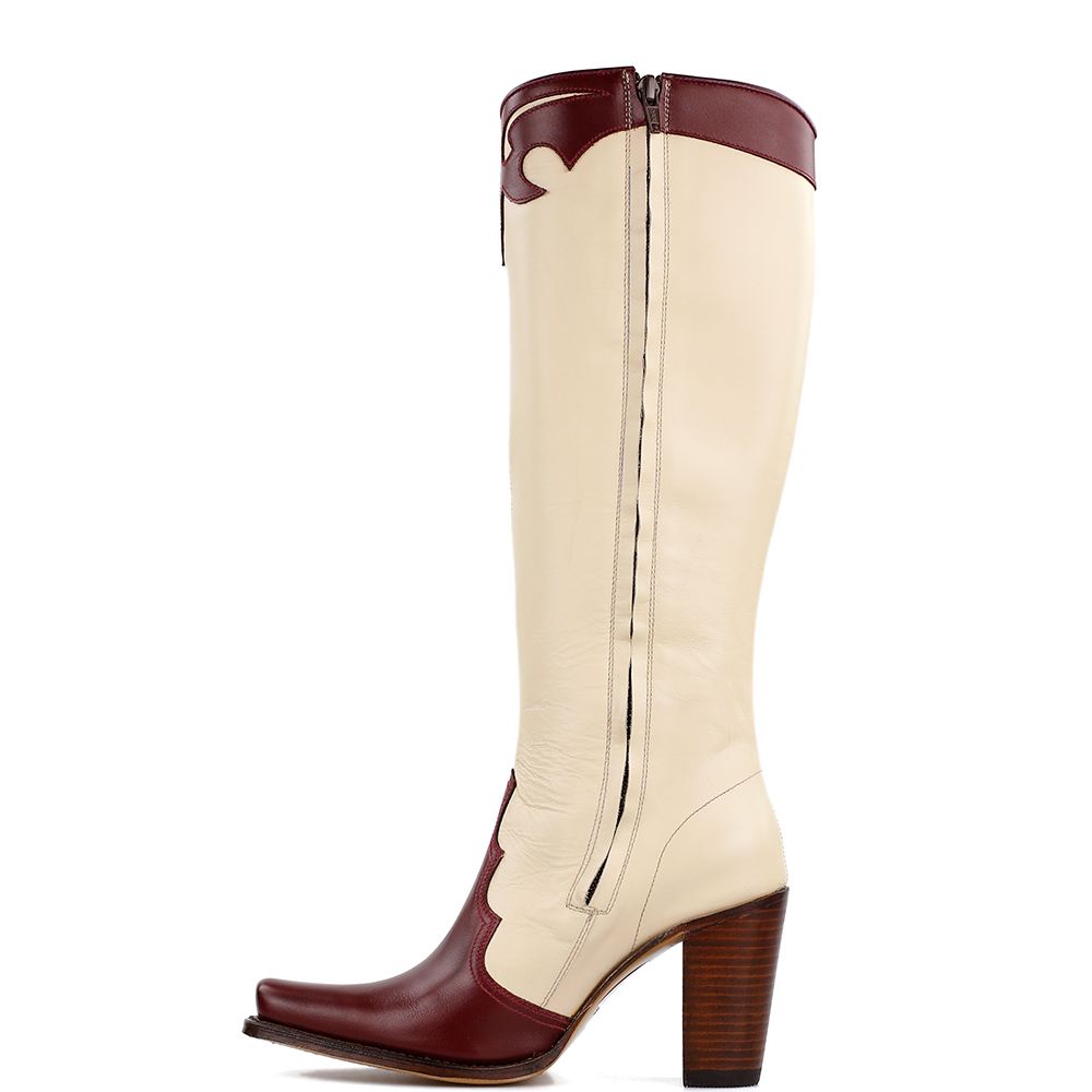 Sendra vintage boots 4847 marfil