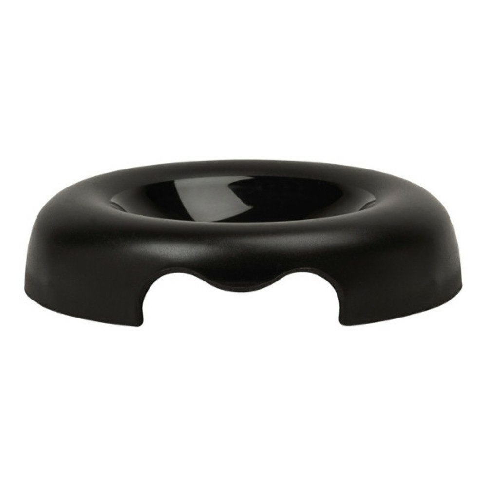 Mangeoire pour chats kitty noir polypropylène (ø 18 cm)