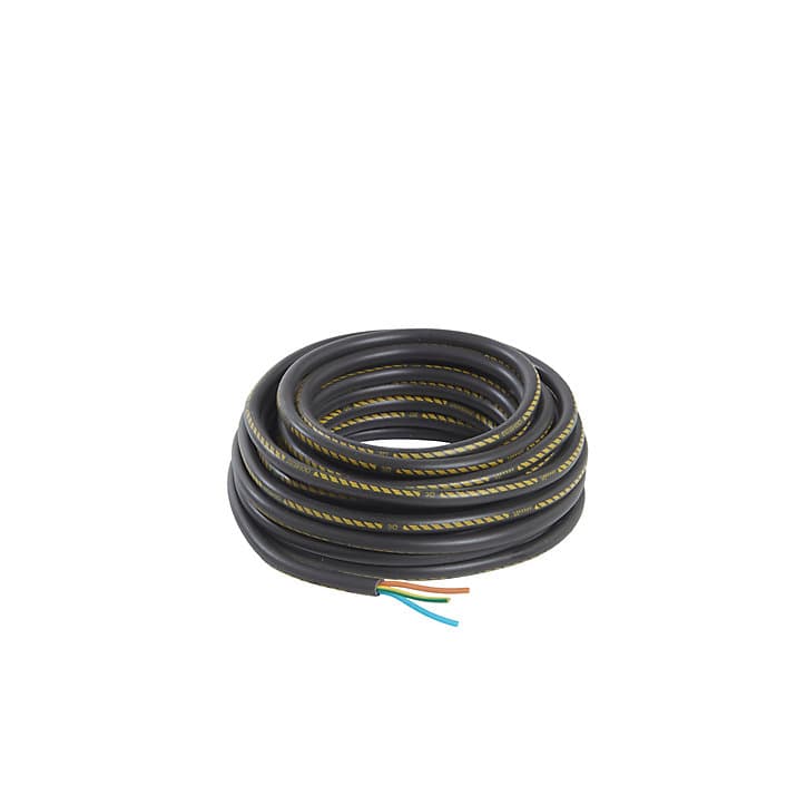 Câble électrique U1000R2V 3x2,5 mm² - 10 m