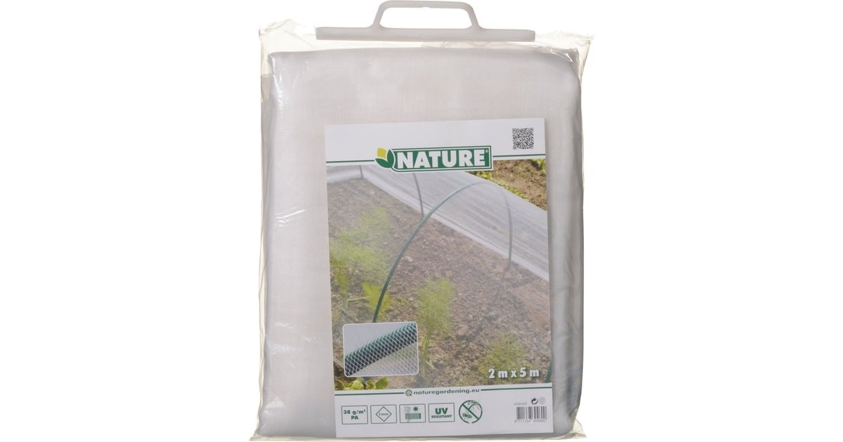 NatureAnti-insectengaas insectenhor  (Wit/transparant, 2 x 5 m)
