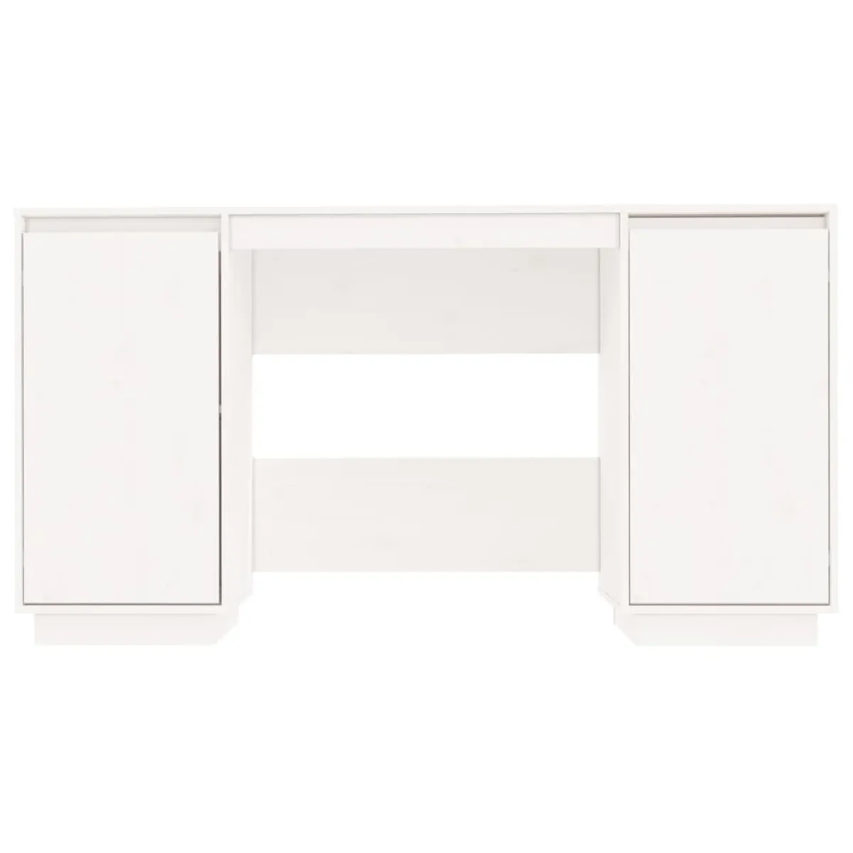 VidaXL Bureau Blanc Pin