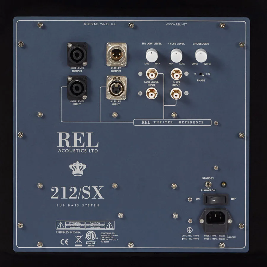 REL 212 SX Caissons de basses