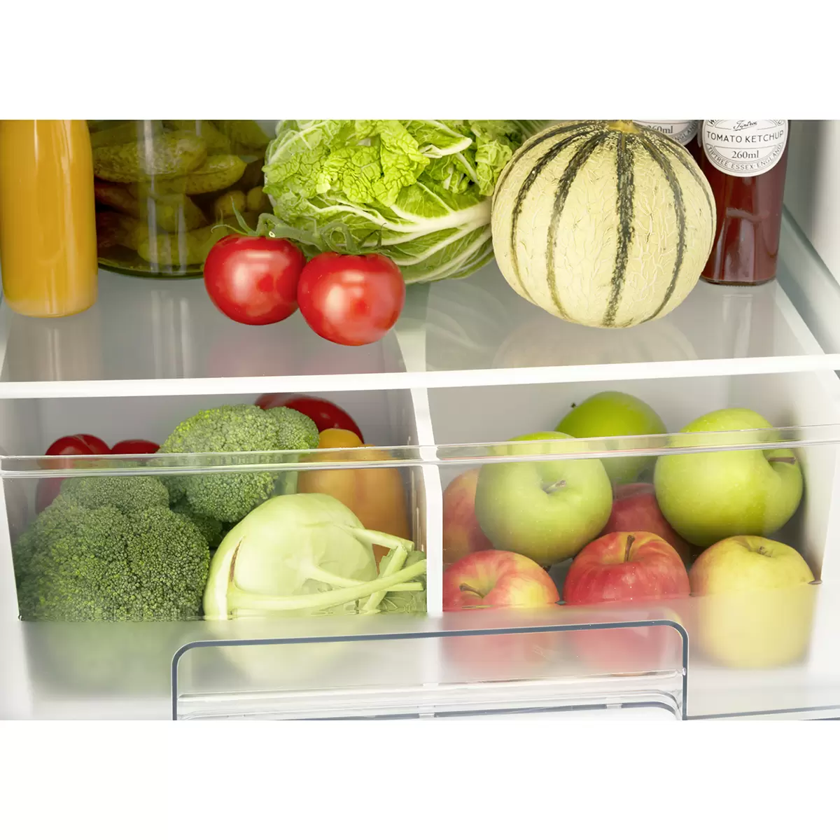 Kühlschrank Frescolino Classic rot,silber