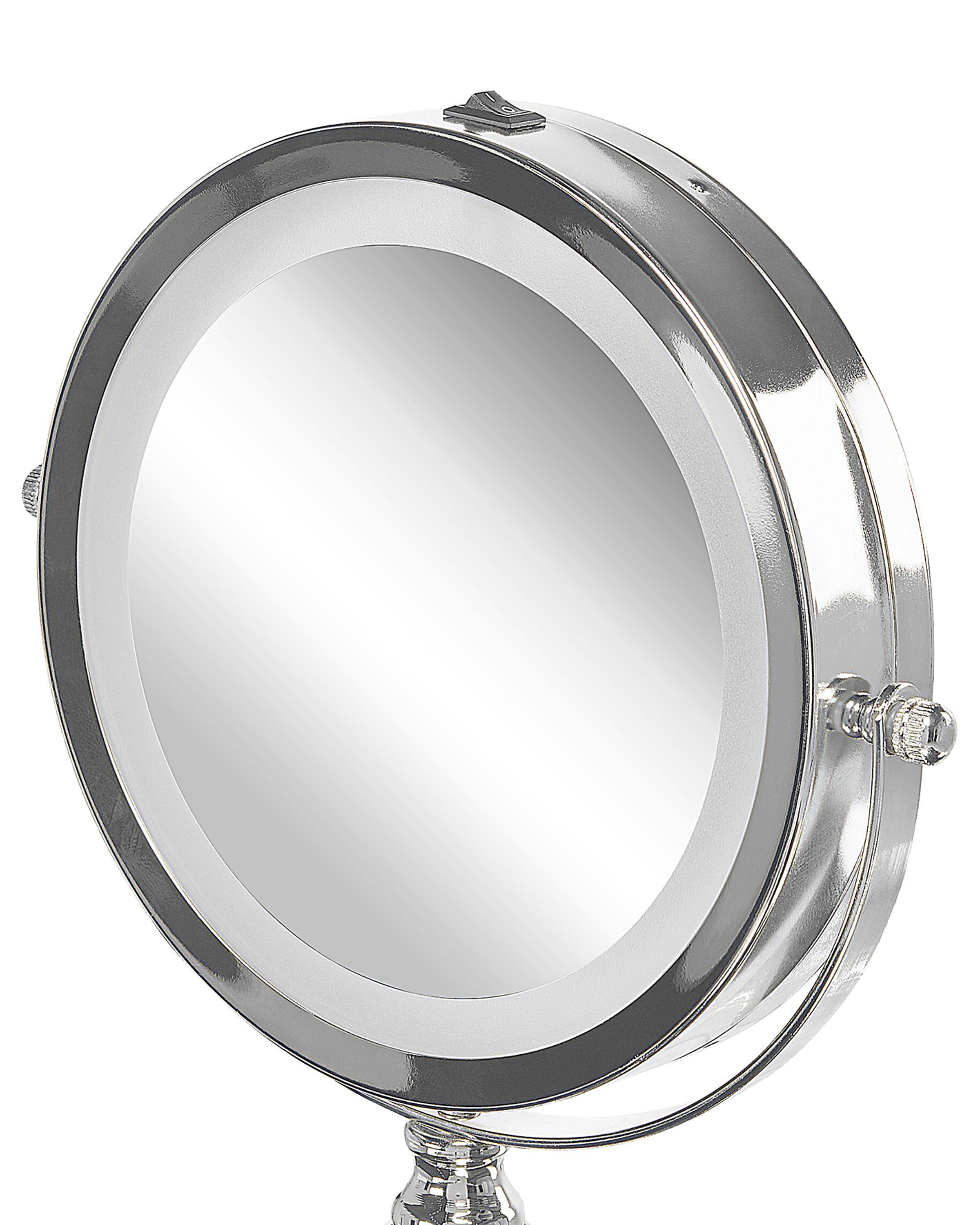Make-up spiegel LED CLAIRA Zilver