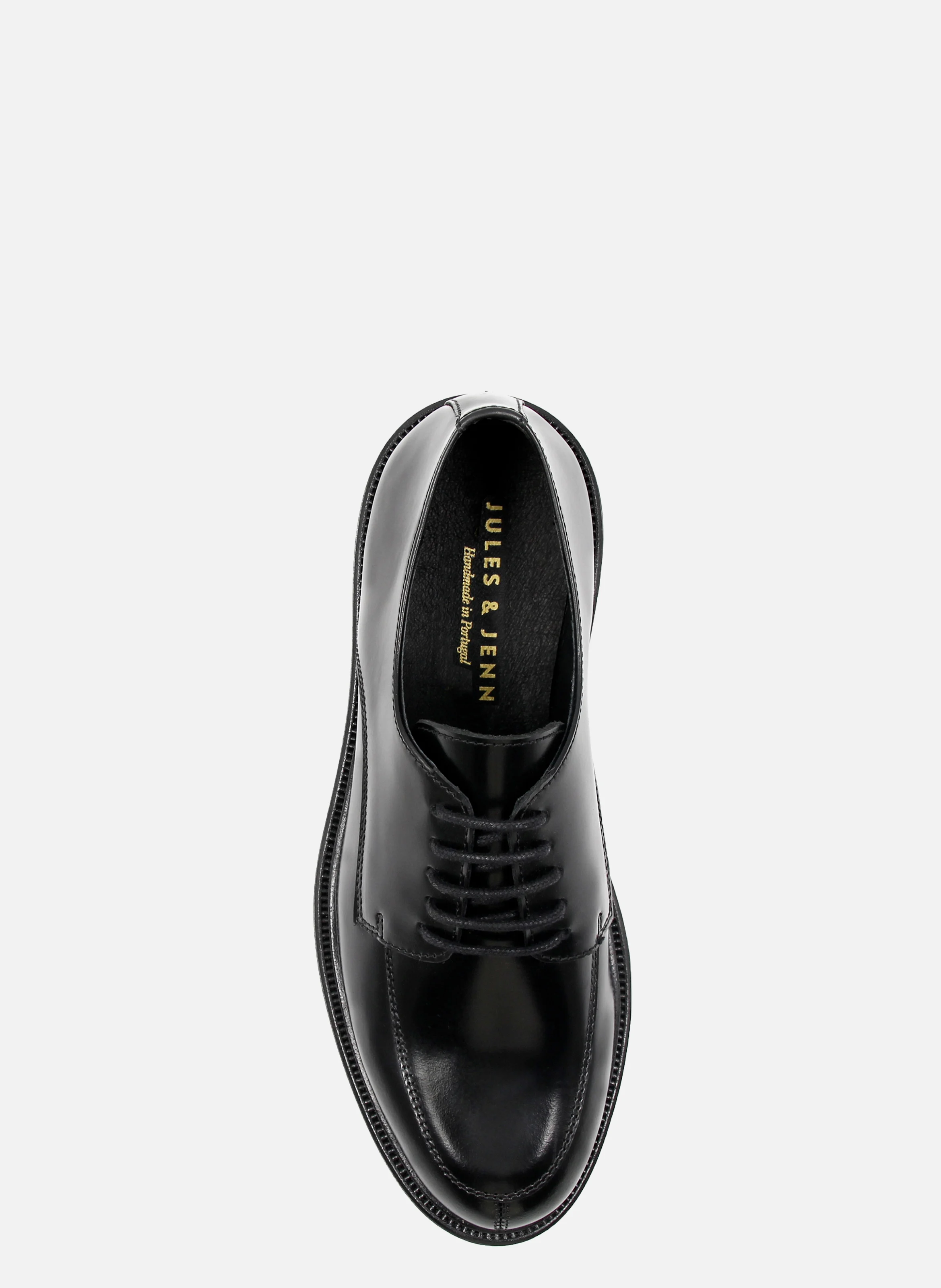 Derbies cuir brillant | Noir