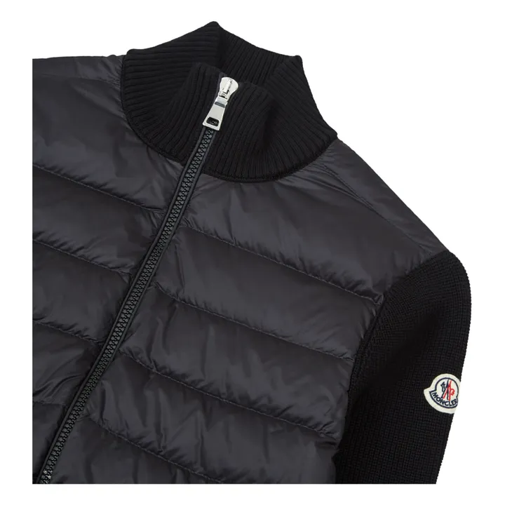 Moncler Cardigan Matelassé | Noir