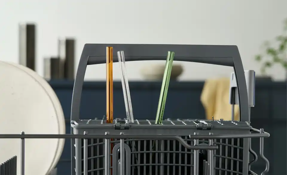 Peill+Putzler Glas-Trinkhalm-.Set mehrfarbig gerade