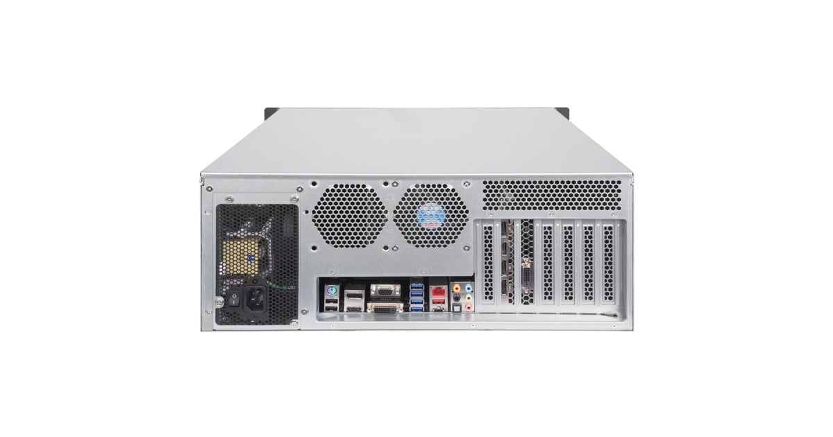 SilverStoneRM41-H08 rack behuizing  (Zwart | 2x USB-A 3.2 (5 Gbit/s))