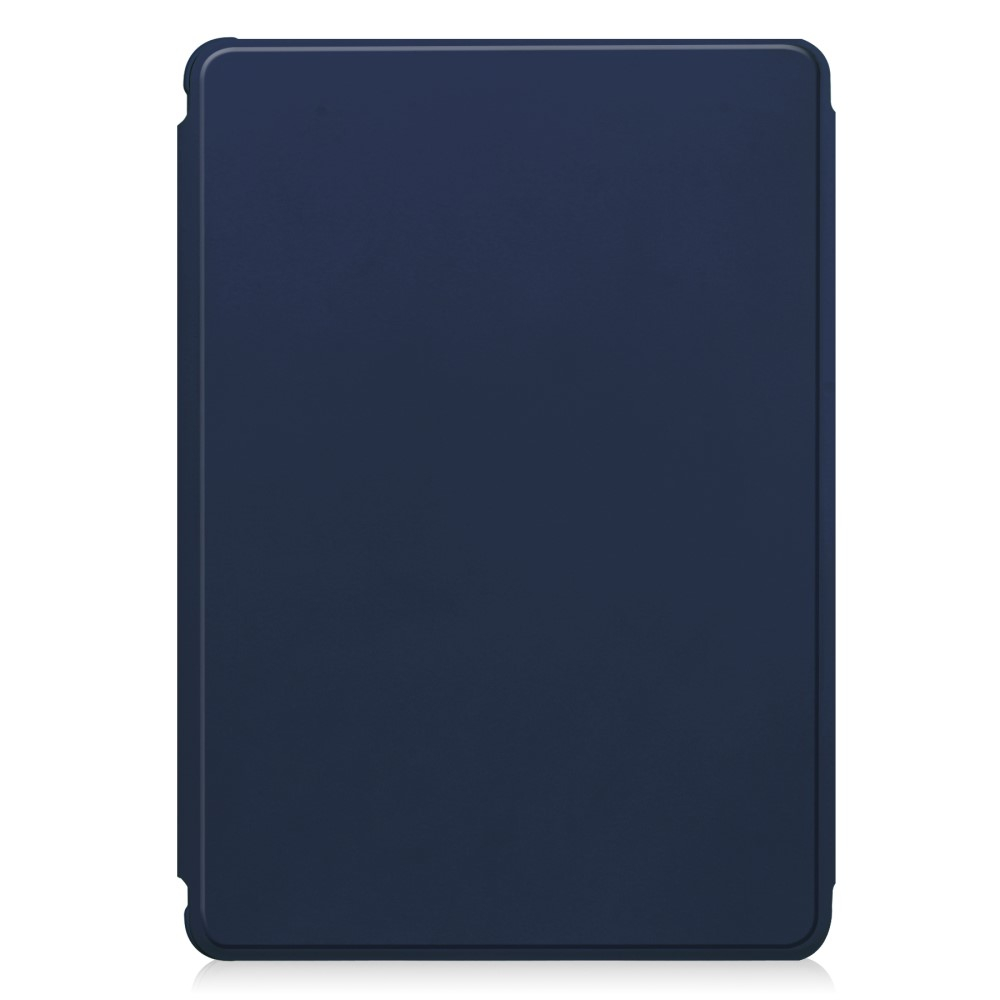 2in1 Samsung Galaxy Tab S9 Leder Tasche mit Acryl Rückseite   Magnet Bluetooth Tastatur   S-Pen Halterung (QWERTY) - Dunkelblau