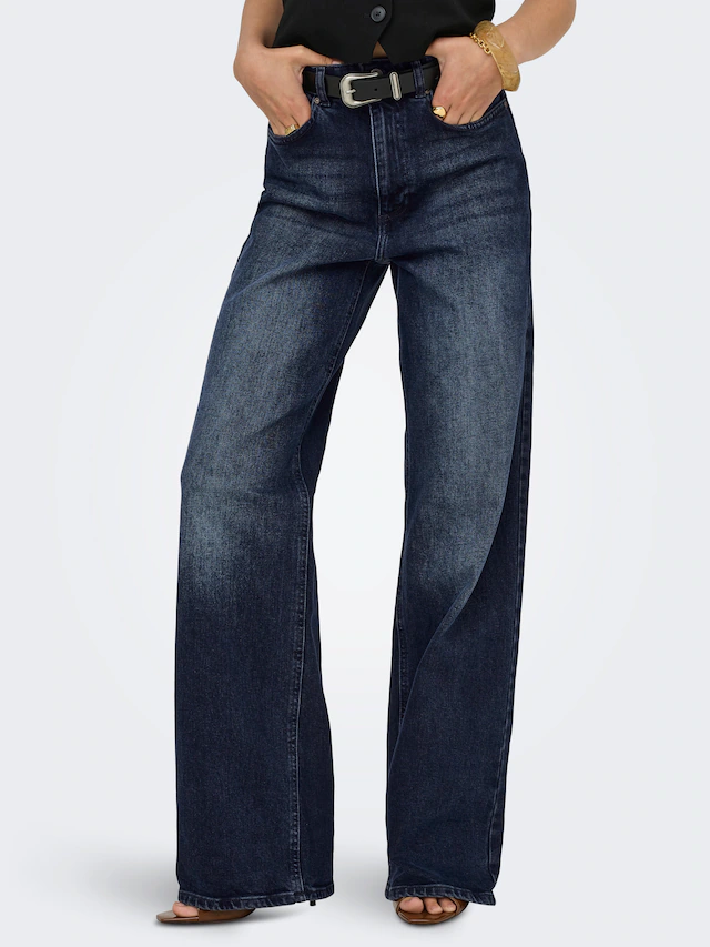 ONLY High-waist-Jeans »ONLJUICY HW WIDE DNM REA929 NOOS«