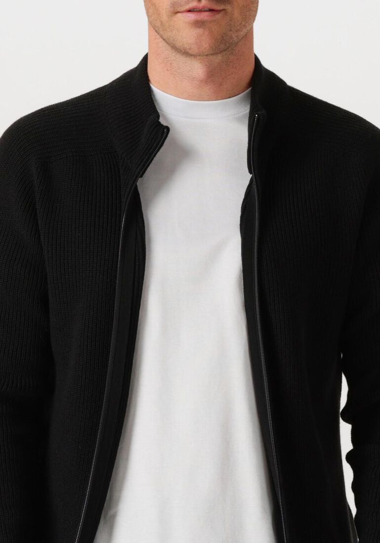 zwarte gran sasso vest jacket