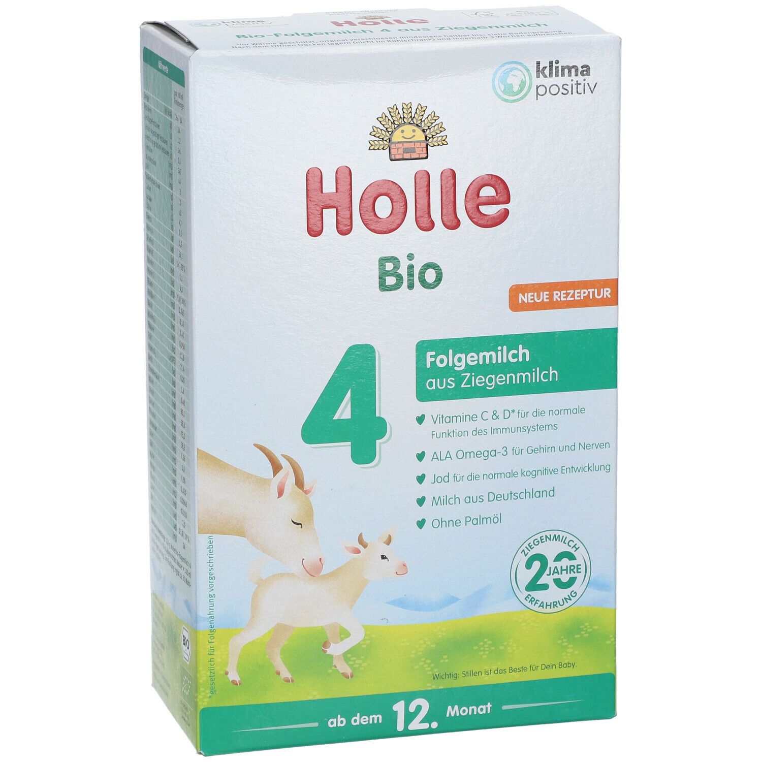 Holle Bio-Folgemilch 4 auf Ziegenmilchbasis ab dem 12. Monat