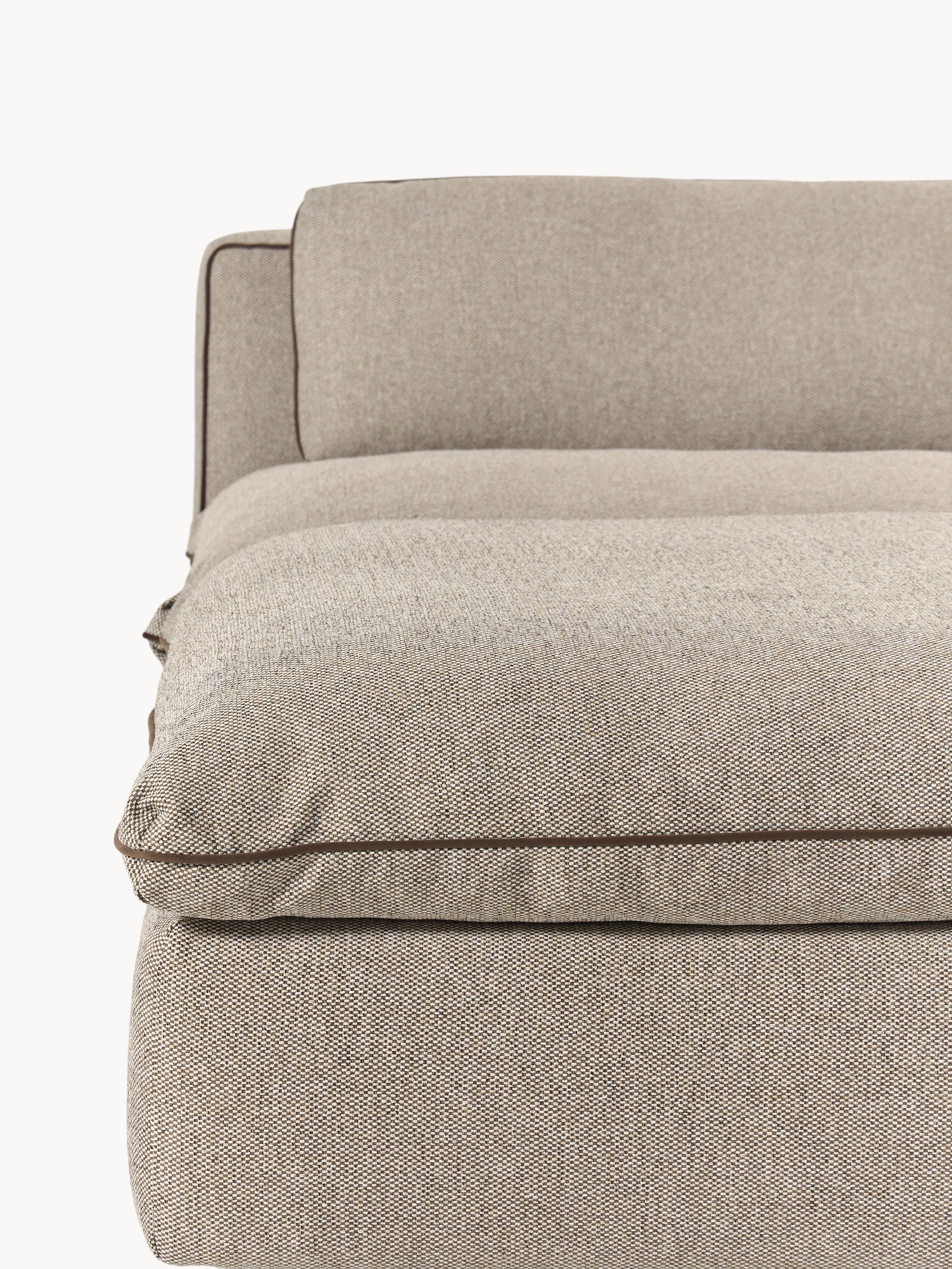 Modulaire XL-bank Felix (3-zits) met poef