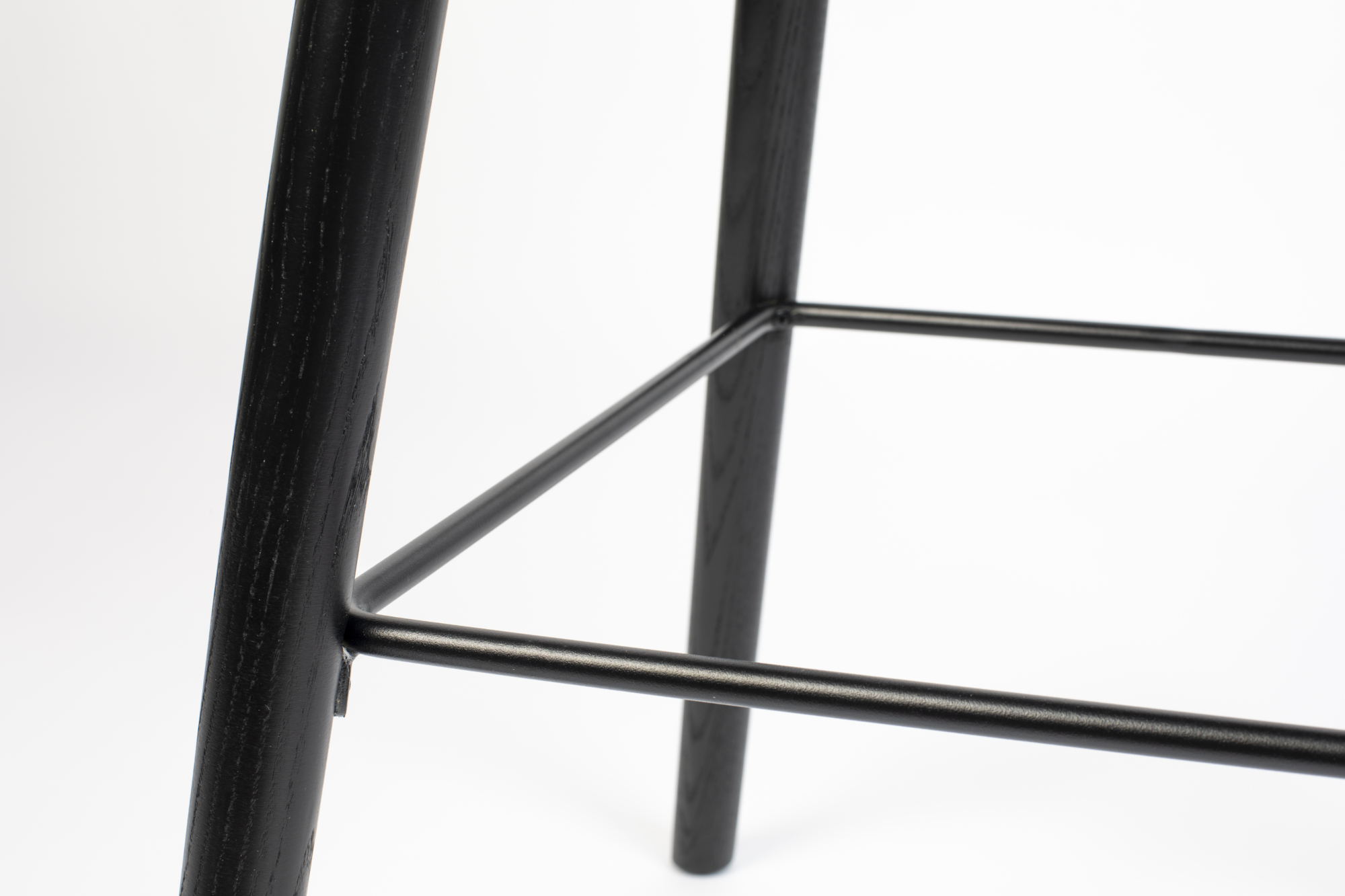 Barkruk Albert Kuip  (zithoogte 65 cm) zwart - set van 2