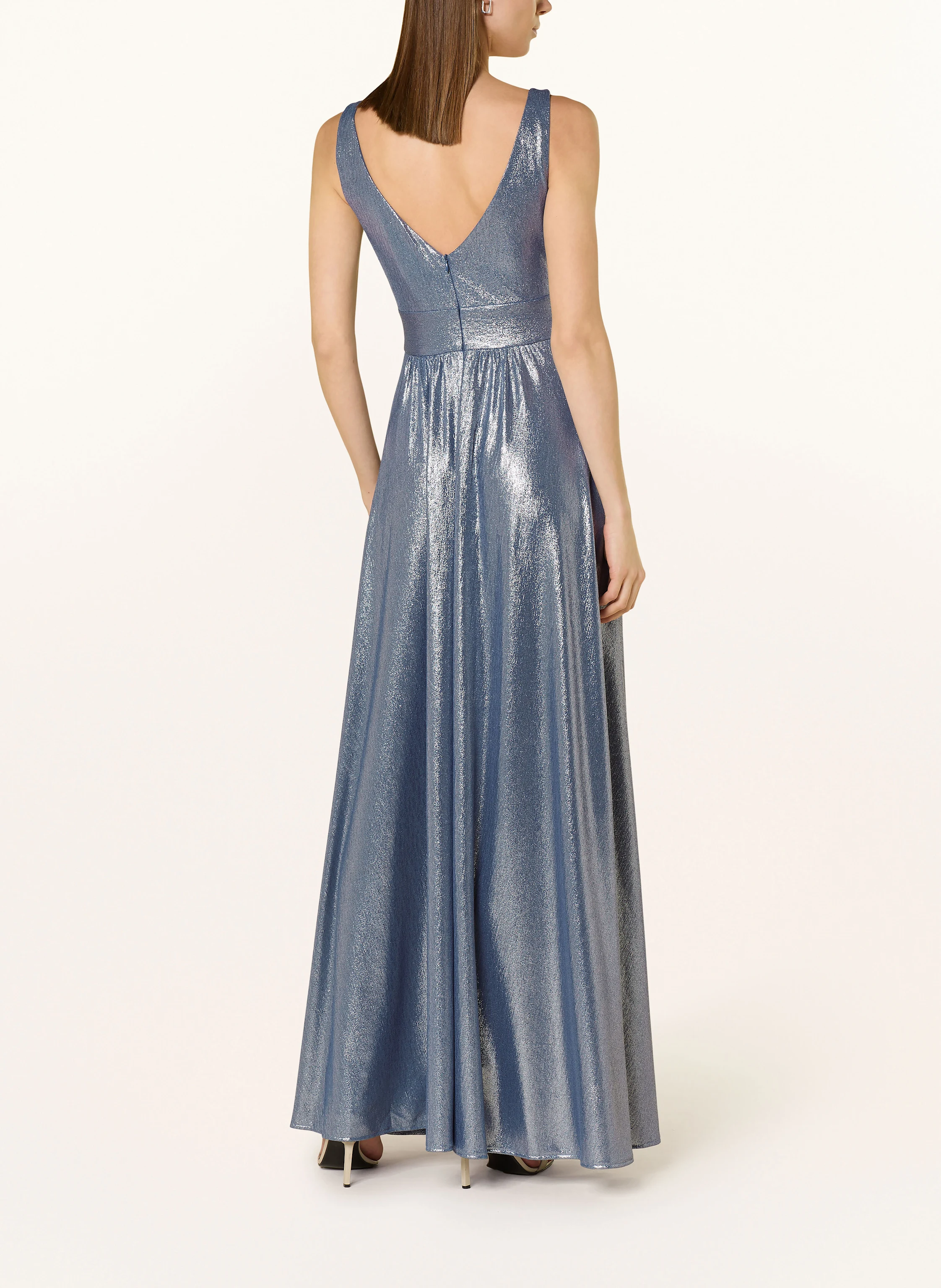SWING Abendkleid mit Glitzergarn